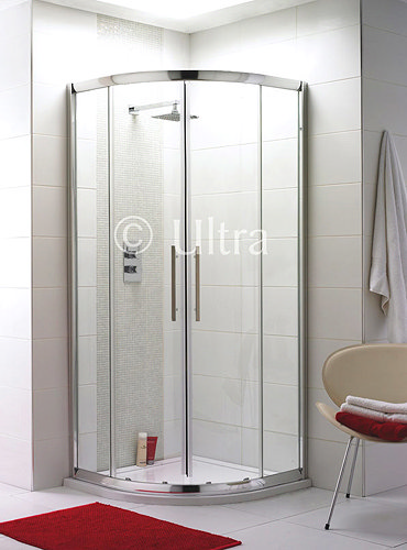 Ultra Roma Quadrant Shower Enclosure - 800 x 800mm - ROMQ8080 Profile Large Image