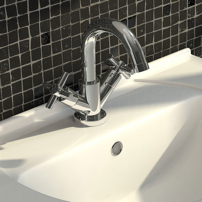 Ultra Series 1 Economy Mono Basin Mixer Tap with Swivel Spout - FJ307 Profile Large Image