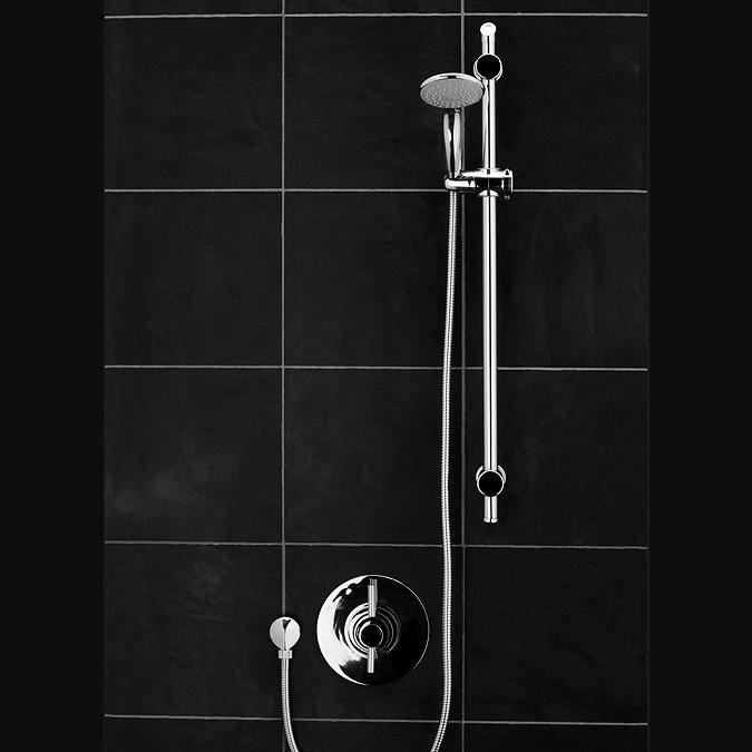 Hudson Reed Dual Concealed Thermostatic Shower Valve - Chrome - JTY025  Profile Large Image