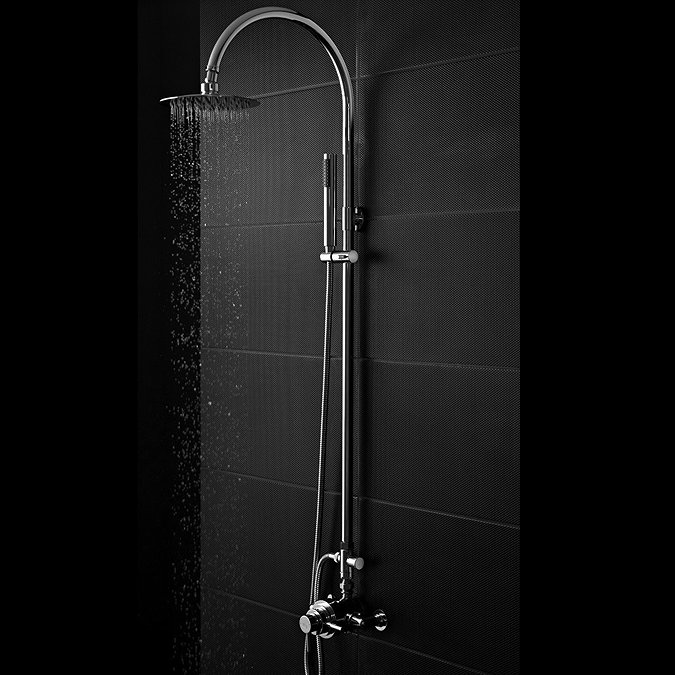 Nuie Series F II Dual Exposed Thermostatic Shower Valve - Chrome - JTY026  Feature Large Image