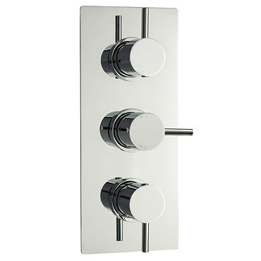 Ultra Quest Triple Concealed Thermostatic Shower Valve - Chrome - JTY314  Profile Large Image