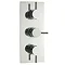 Ultra Quest Triple Concealed Thermostatic Shower Valve - Chrome - JTY314 Large Image