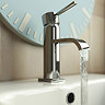 Ultra Series W Mini Mono Basin Mixer Tap Inc. Waste - WTY315  Profile Large Image