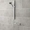 Ultra - Slimline Round Thermostatic Bar Valve - Bottom Outlet - Chrome - VBS014 Profile Large Image