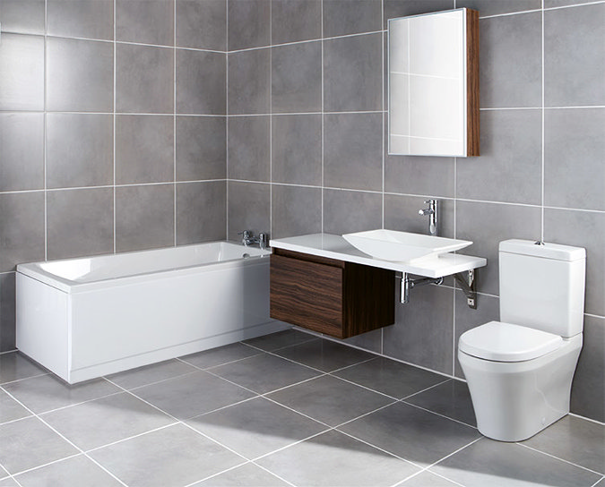 Ultra - Stasis Bathroom Suite - 3 Bath Size Options Large Image