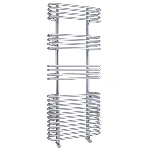 Ultra Sway Heated Towel Rail 1200 x 500mm Chrome HK369 at Victorian