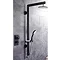 Ultra Symmetry Rigid Riser Shower Kit - Black - A3318 Profile Large Image