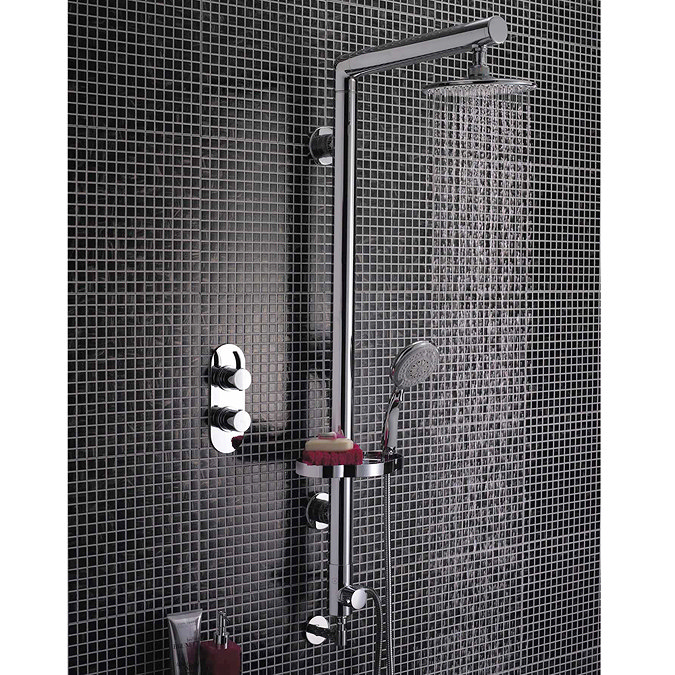 Ultra Syndicate Rigid Riser Shower Kit with Diverter - A3317 Profile Large Image