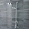Ultra Traditional Twin Exposed Thermostatic Shower Valve - Chrome  Profile Large Image