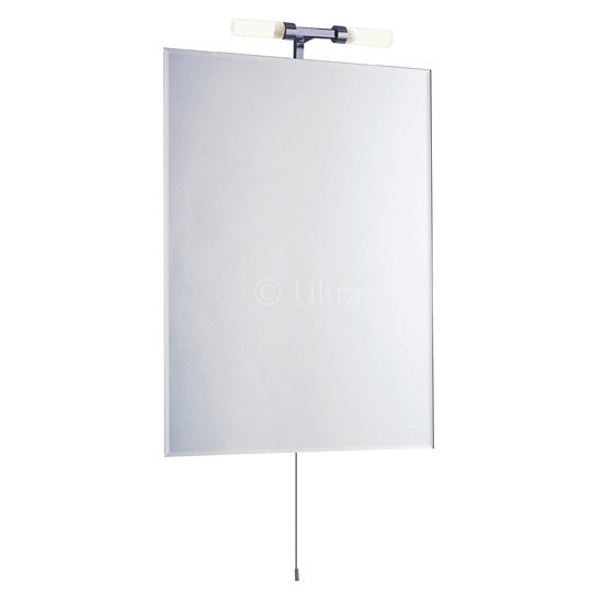 Ultra Vantage Compact Bathroom Mirror with Light - LQ378 Large Image