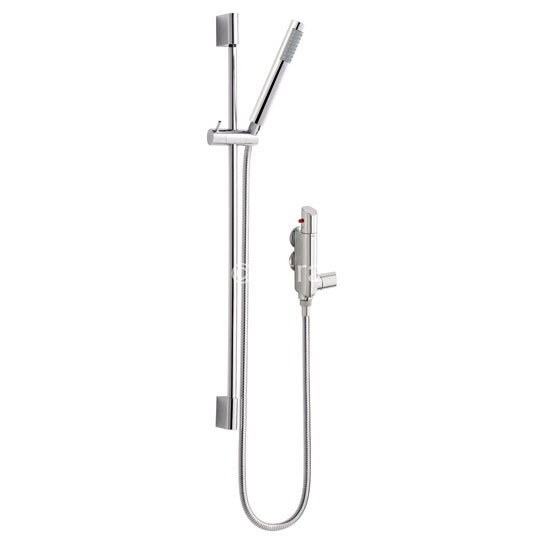 Ultra Vertical Thermostatic Bar Shower with Slim Slider Shower Kit - A3048-VBS011 Large Image