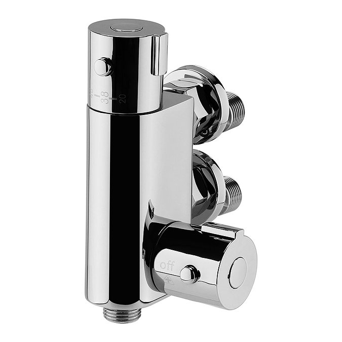 Nuie Vertical Thermostatic Space Saving Bar Shower Valve - VBS023 Large Image