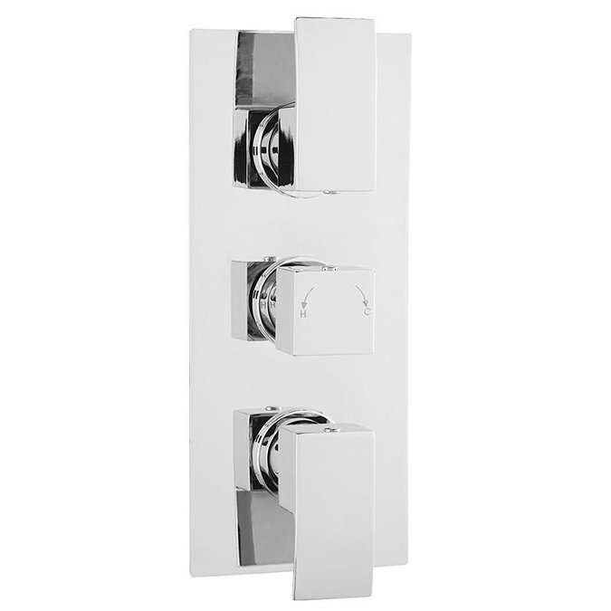 Ultra Vibe Concealed Thermostatic Triple Shower Valve with Built-in Diverter Large Image