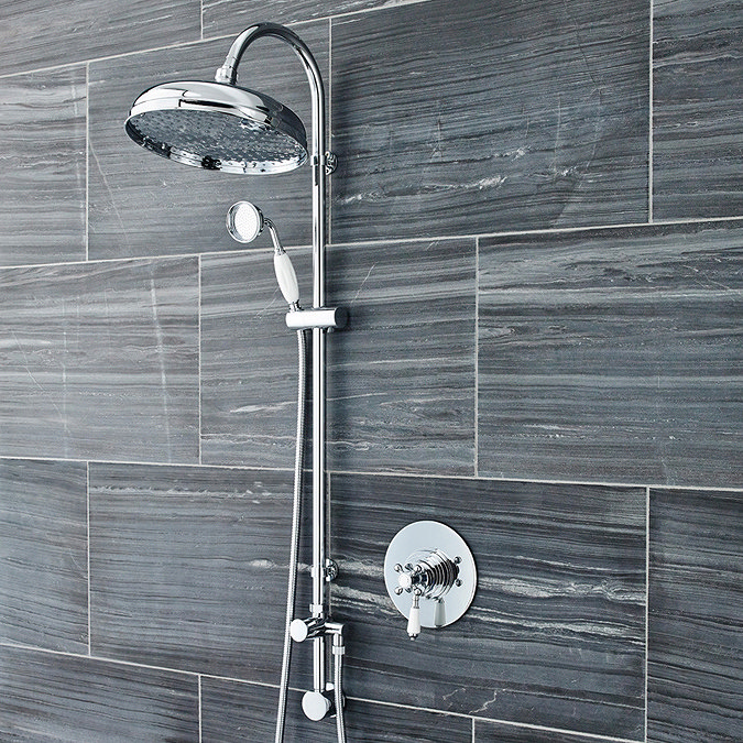 Nuie Victorian Dual Concealed Thermostatic Shower Valve - A3092C  Feature Large Image