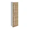 Ultra - Design Wall Mounted Tall Cupboard - Natural Walnut - W350 x D250mm - CAB212 Large Image