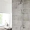 Ultra Zephyr Shower Kit with Round Head and Minimalist Handset - Chrome - A366  Profile Large Image