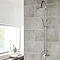 Ultra Zephyr Shower Kit with Round Head and Minimalist Handset - Chrome - A366 Profile Large Image