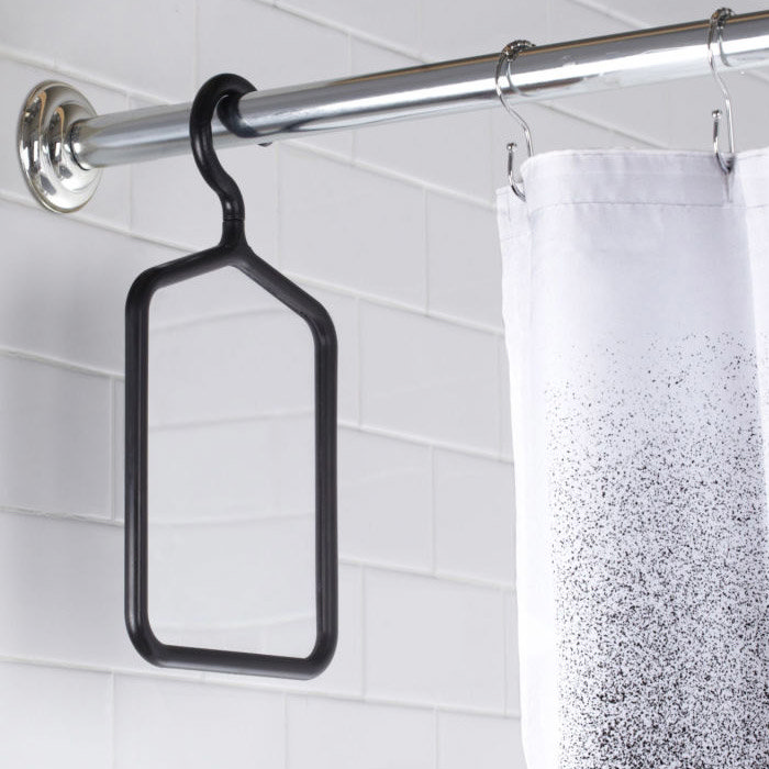 Umbra - Anti-Fog Hanger Mirror - Black - 023268-040 Profile Large Image