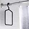 Umbra - Anti-Fog Hanger Mirror - Black - 023268-040 Profile Large Image