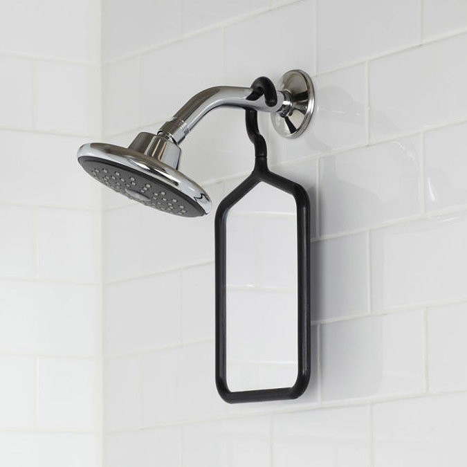 Umbra - Anti-Fog Hanger Mirror - Black - 023268-040 Feature Large Image