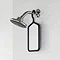 Umbra - Anti-Fog Hanger Mirror - Black - 023268-040 Feature Large Image