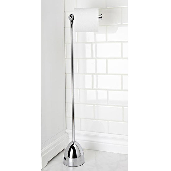 Umbra Bali Freestanding Toilet Paper Stand - Chrome - 022531-158 Profile Large Image