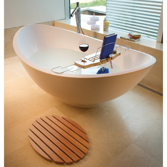 Umbra Banu Bamboo Bath Mat - Natural - 022382-390 Profile Large Image