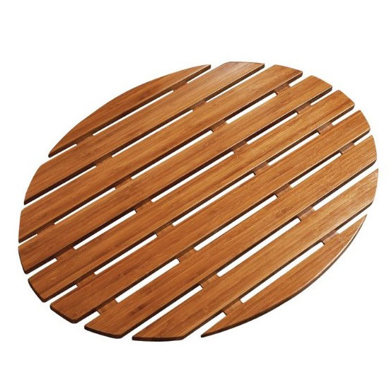 Umbra Banu Bamboo Bath Mat - Natural - 022382-390 Large Image