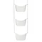 Umbra Bask White Hanging Bathroom Shower Tidy - White - 022360-670 Profile Large Image