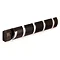 Umbra Flip Wall-Mount 5 Hook Rack - Espresso - 318850-213 Large Image