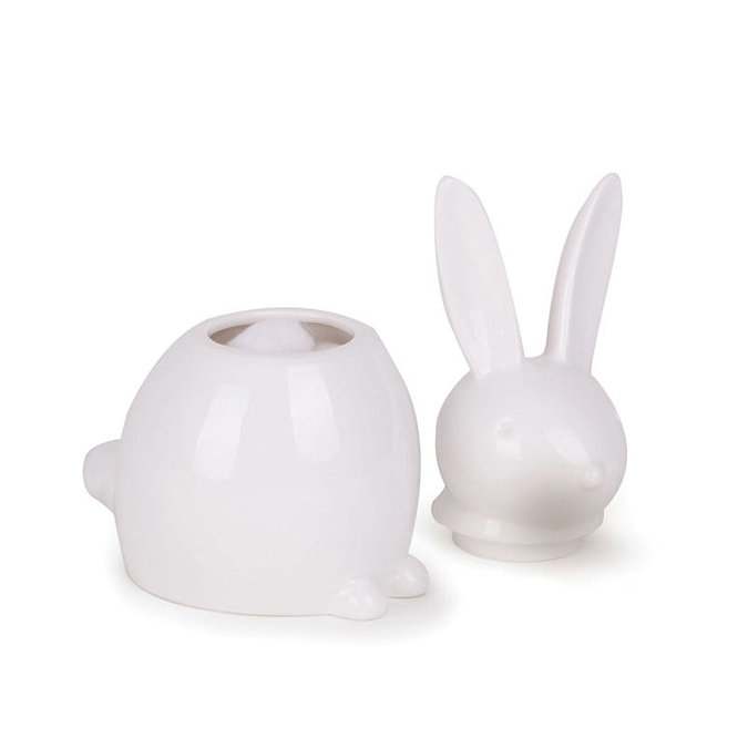 Umbra - Foresta Bunny Ceramic Canister - White - 020213-660 Profile Large Image