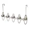 Umbra Peel 5 Hook Metal Over-The-Door Hook - Nickel - 318344-410 Large Image