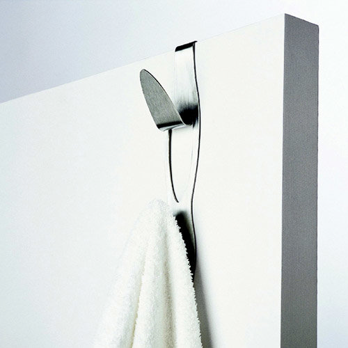 Umbra Peel Metal Over-the-Door Double Hook - Nickel - 318342-410 Profile Large Image