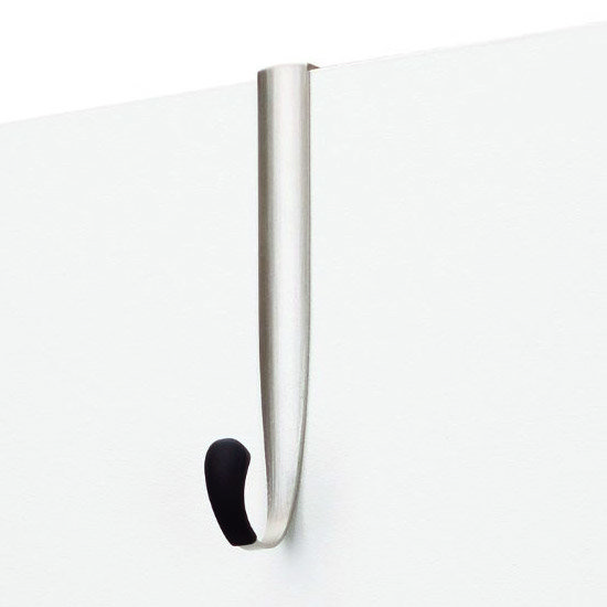 Umbra Schnook 1 Hook Metal Over-the-Door Hook - Black/Nickel - 318271-047 Large Image
