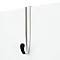 Umbra Schnook 1 Hook Metal Over-the-Door Hook - Black/Nickel - 318271-047 Large Image