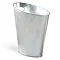 Umbra - Skinny Steel Metal Can - Galvanized - 082625-229 Large Image