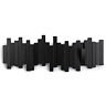 Umbra Sticks 5 Hook Wall-Mount Hook Rack - Black - 318211-040 Profile Large Image