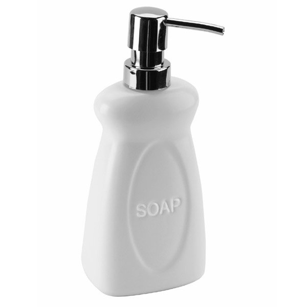 Umbra Sudz Ceramic Soap Pump - White - 330191-660 Large Image