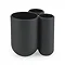 Umbra Touch Toothbrush Holder - Black - 023271-040 Large Image
