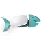 Umbra Wishbone Flexible Soap Dish - Surf Blue - 020960-276 Profile Large Image
