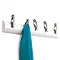 Umbra Woodpecker Wall Mounted 5 Hook Rack - White/Nickel - 318155-670 Large Image