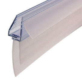 Uniblade Universal Shower Screen Seal for Straight or Curved 4-10mm Thick Glass Large Image