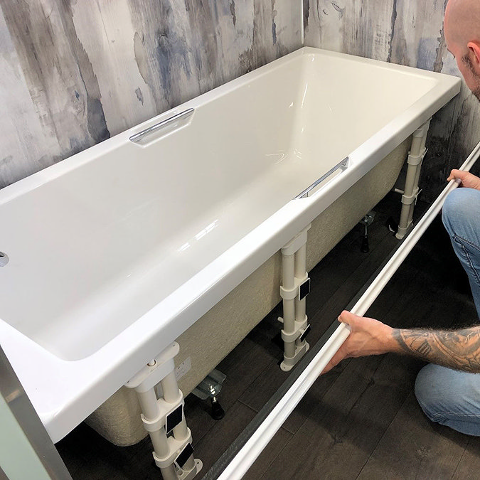 Unipanel Bath Panel Fixing Kit - 2 Piece  Profile Large Image