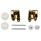 Universal Brass Hinge Set for Wooden Toilet Seats Large Image