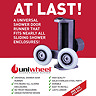 Uniwheel Universal Replacement Shower Door Runner - Set of 2  Profile Large Image
