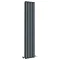 Urban Vertical Radiator - Anthracite - Double Panel (1800mm High) 304mm Wide