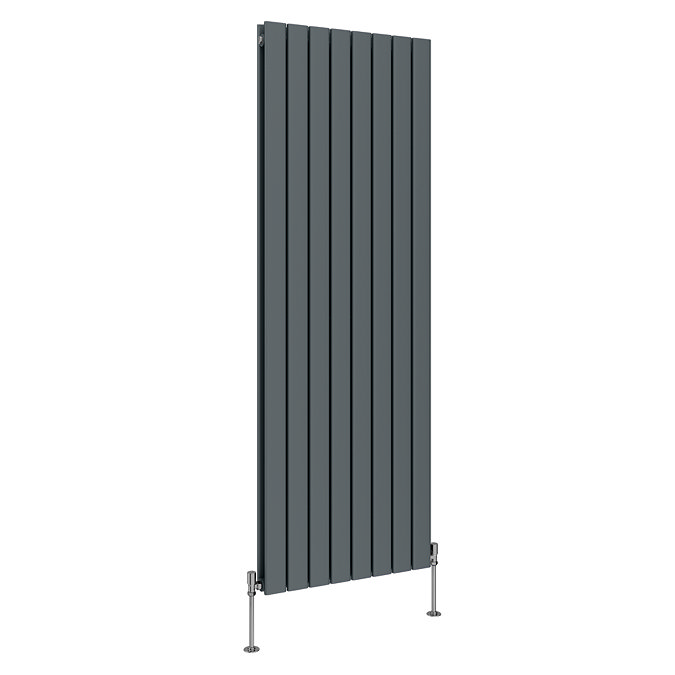 Urban Vertical Radiator - Anthracite - Double Panel (1800mm High) 608mm Wide