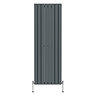 Urban Vertical Radiator - Anthracite - Double Panel (1800mm High) 608mm Wide