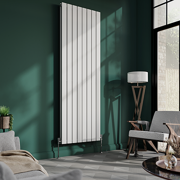 Urban 1800 x 600mm Vertical Double Panel White Radiator