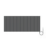 Urban 500 x 1167mm Smart WiFi Aluminium Electric Radiator - 2000W Anthracite